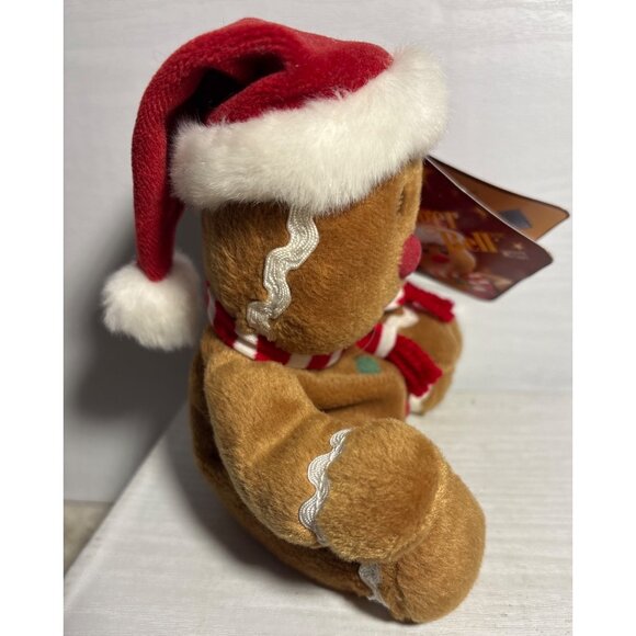 Sears Christmas Plush Whiskers Mouse 2001 Ginger Bell Gingerbread Man 2004 6" - Picture 7 of 13